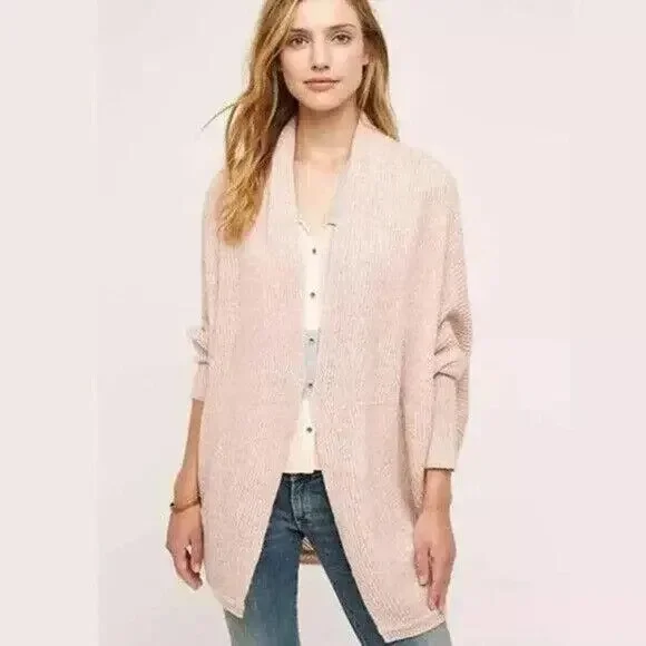 Sleeping on Snow x Anthropologie Primula Cocoon Cardigan Open Oversized Medium - Picture 12 of 13